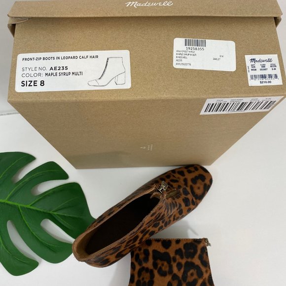 Madewell The Amalia Leopard Print Ankle Booties - Picture 6 of 10